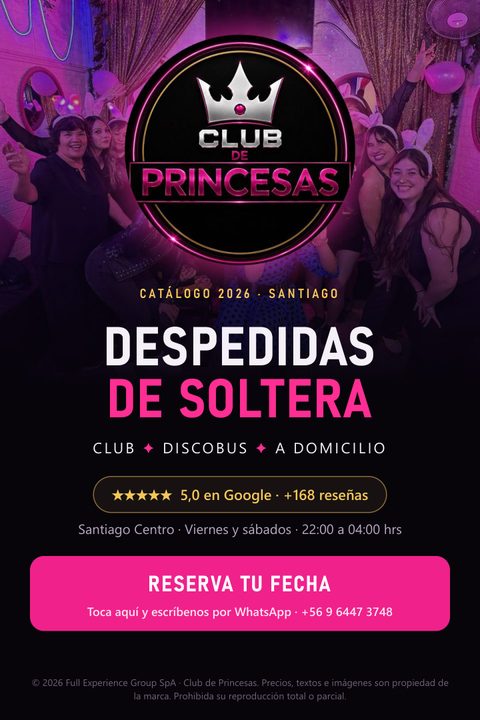 Portada del catálogo de despedidas de soltera 2026 del Club de Princesas