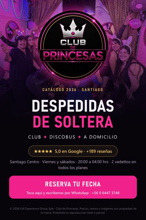 Portada del catálogo de despedidas de soltera 2026 del Club de Princesas