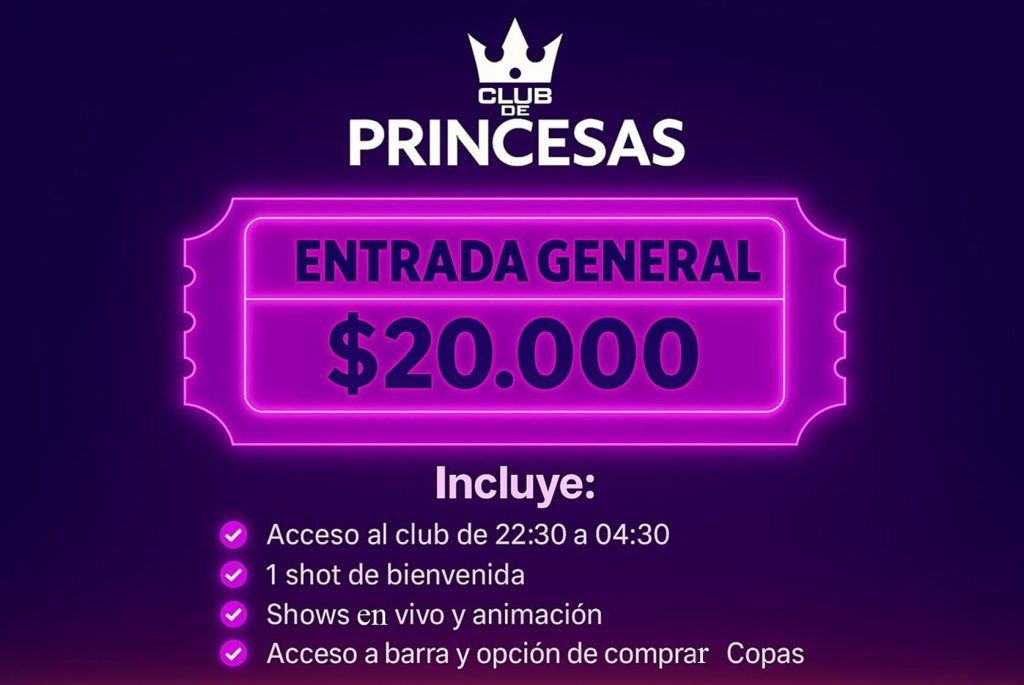 ticket entrada club