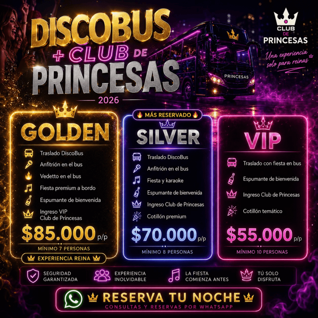 planes club de princesas y discobus